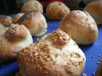 Rezept: Quarkbrötchen zum Sonntagmorgen -Frühstück Quarkbrötchen zum Sonntagmorgen -Frühstück - Rezept