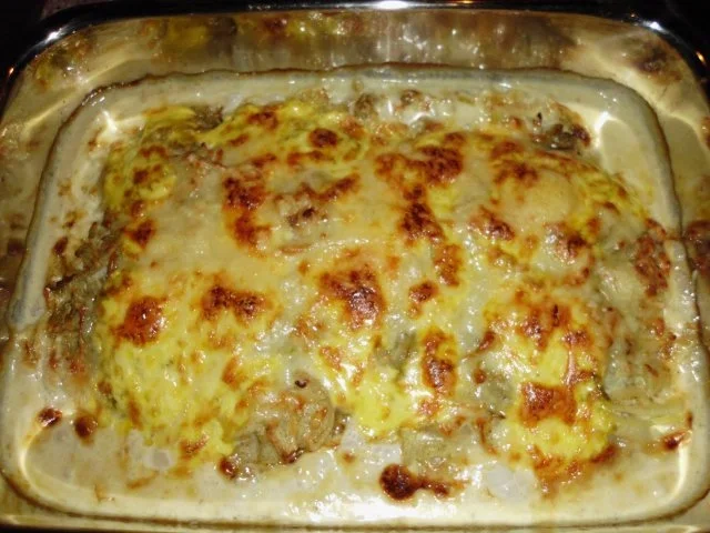 Zwiebel-Sahne Schnitzel - Rezept