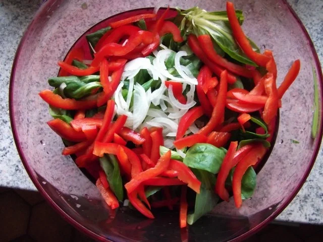 Feldsalat mit Paprika Dieter´s Art - Rezept - Bild Nr. 4