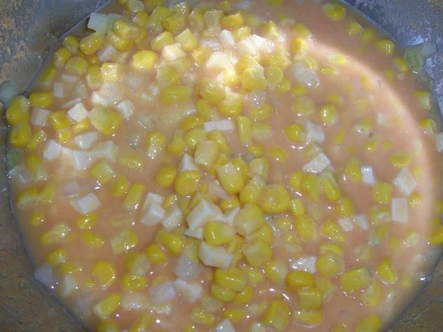 Rezept: Maisküchlein, rein vegetarisch oder als Beilage zu meiner Spanfekelkeule Bild Nr. 4 Maisküchlein, rein vegetarisch oder als Beilage zu meiner Spanfekelkeule - Rezept - Bild Nr. 4