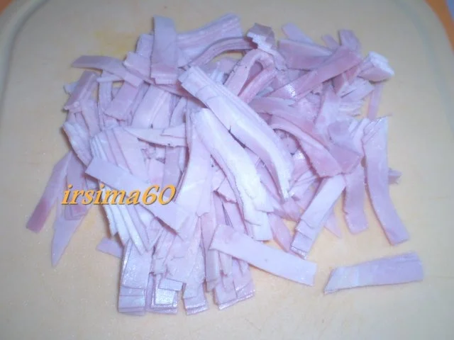 Nudeln mit einer Paprika - Schinken - Käsesoße - Rezept - Bild Nr. 3