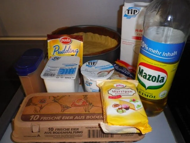 Rezept: Quark - Marzipan - Schoko - Kuchen Bild Nr. 3 Quark - Marzipan - Schoko - Kuchen - Rezept - Bild Nr. 3