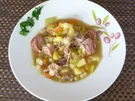 Rezept: Erbsensuppe nach Omas Art Erbsensuppe nach Omas Art - Rezept