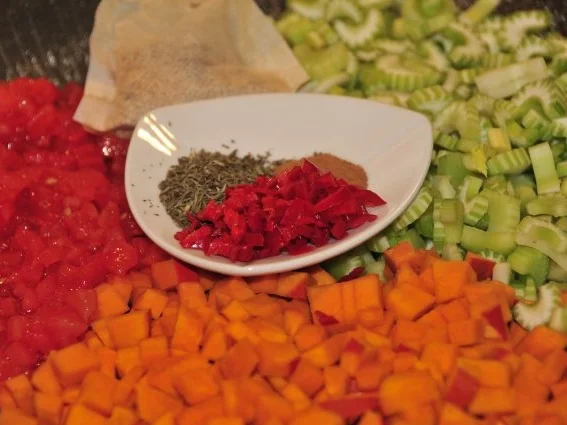 Stangensellerie-Kürbis-Relish - Rezept - Bild Nr. 2