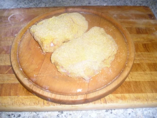 Puten Gordon Bleu mit Polentapanier - Rezept - Bild Nr. 3