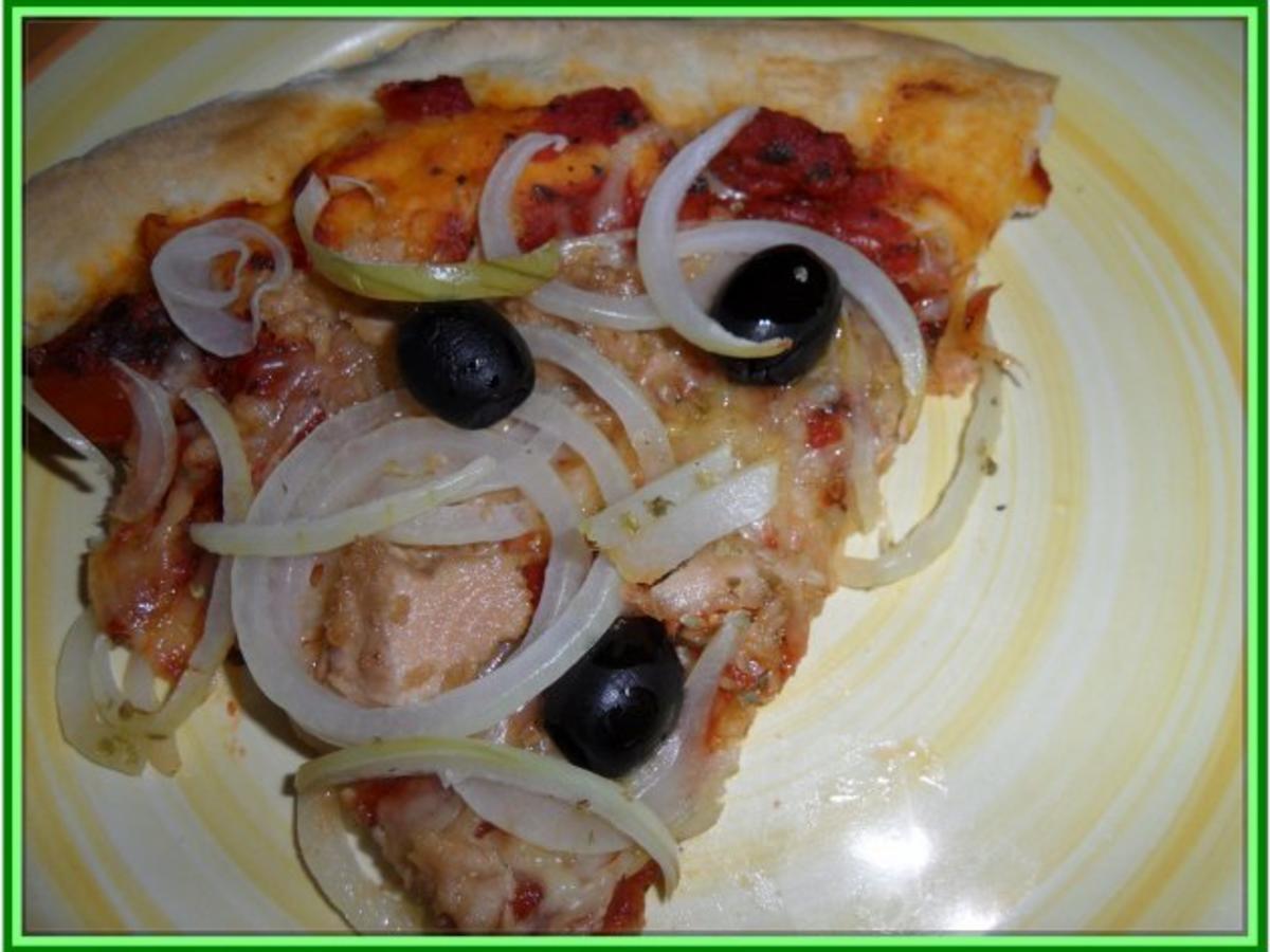 Pizza „Tonno con Cipolle\" Rezept mit Bild kochbar.de