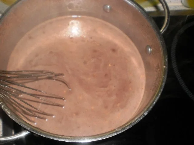 Schokopudding mit Baiser und Preiselbeeren - Rezept - Bild Nr. 3