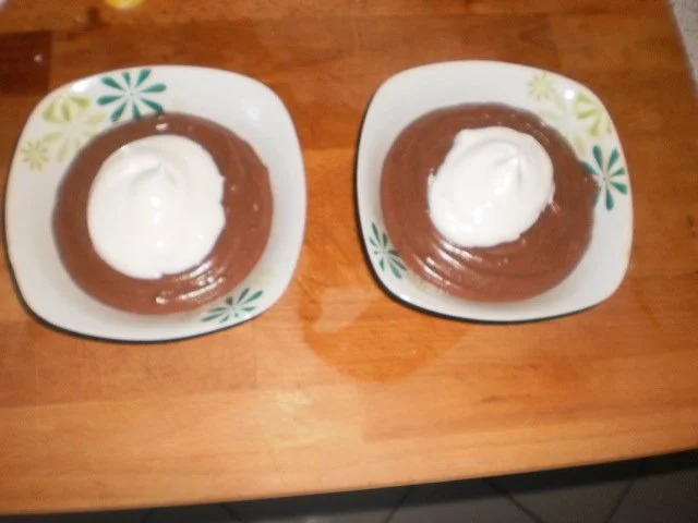 Schokopudding mit Baiser und Preiselbeeren - Rezept - Bild Nr. 8