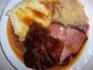 Kasslerkamm mit Sauerkraut und Kartoffelpü - Rezept
