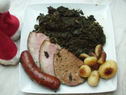 Grünkohl  , mit allem Drum und Dran - Rezept