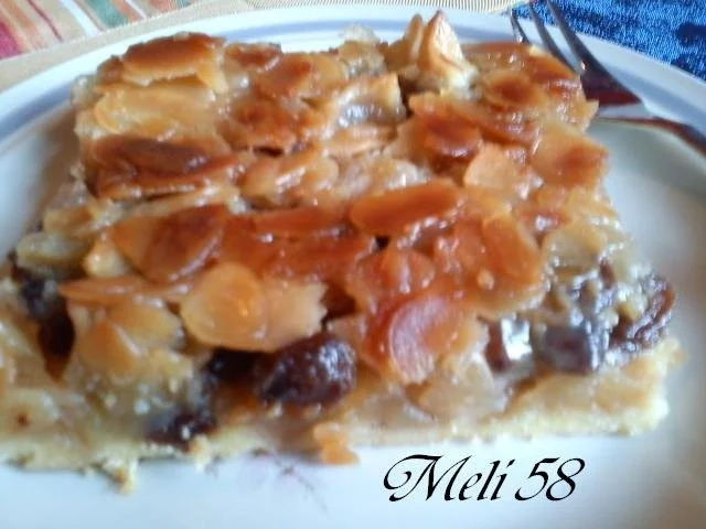 Backen: Apfelblechkuchen mit Bienenstichglasur - Rezept