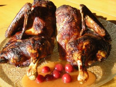Rezept: Ente auf Cranberries Ente auf Cranberries - Rezept