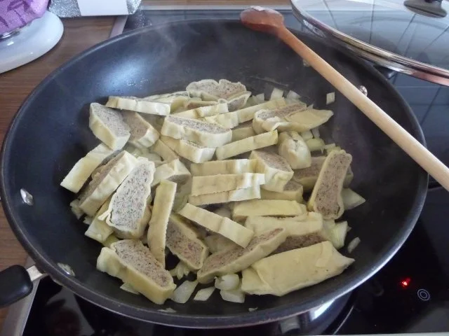 Rezept: Fixe Küche : Bunte Maultaschen-Pfanne Bild Nr. 7 Fixe Küche : Bunte Maultaschen-Pfanne - Rezept - Bild Nr. 7