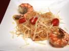 Gambas in Knoblauch auf Chili-Spaghettini - Rezept