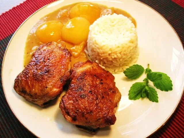 Rezept: Hähnchen-Oberschenkel mit Aprikosen ... Bild Nr. 6 Hähnchen-Oberschenkel mit Aprikosen ... - Rezept - Bild Nr. 6