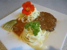 Rostbraten mit Zwiebel Sauce - Rezept