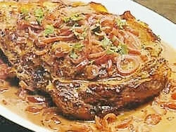 Entrecote mit Echaloten - Rezept