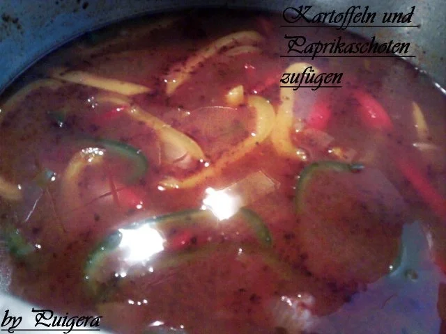 Meine Gulaschsuppe "Diabolo" - Rezept - Bild Nr. 6