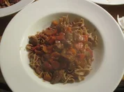 Schokonudeln mit Rindergulasch - Rezept