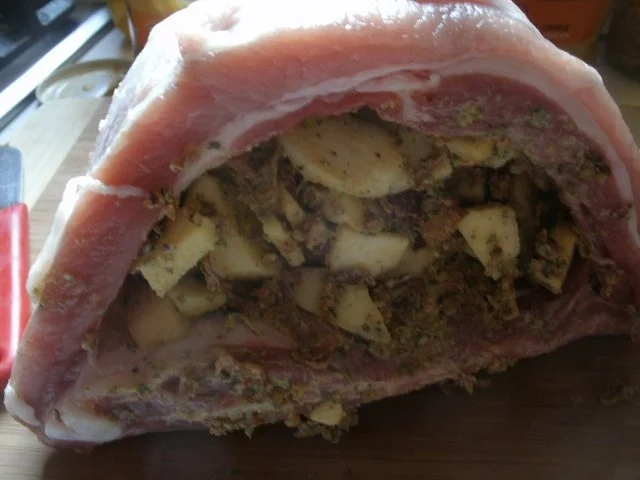 Rezept: Gefüllter Rippenbraten Bild Nr. 3 Gefüllter Rippenbraten - Rezept - Bild Nr. 3