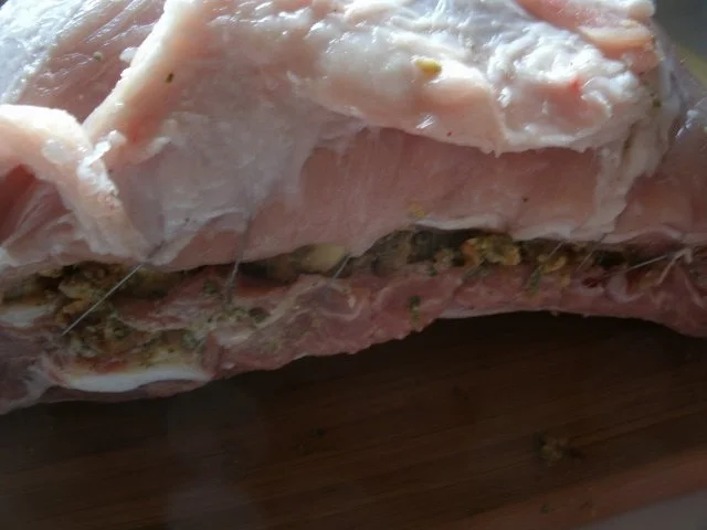 Rezept: Gefüllter Rippenbraten Bild Nr. 4 Gefüllter Rippenbraten - Rezept - Bild Nr. 4