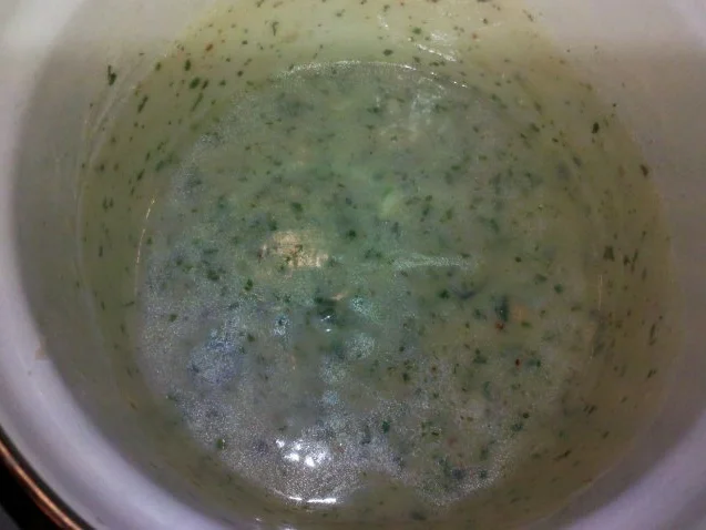 Fisch: Meeresfrüchte-Sahne auf Spaghettis - Rezept - Bild Nr. 5