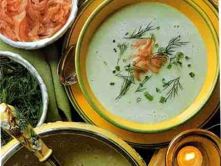 Vichyssoise mit Lachs - Rezept