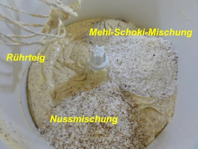 Rührteig:   NUSS - SCHOKI - KUCHEN - Rezept - Bild Nr. 7