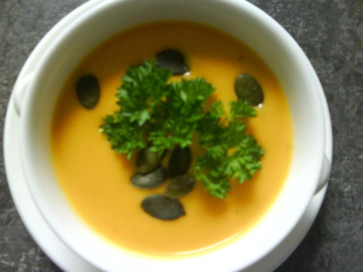 Karottencremesuppe - Rezept