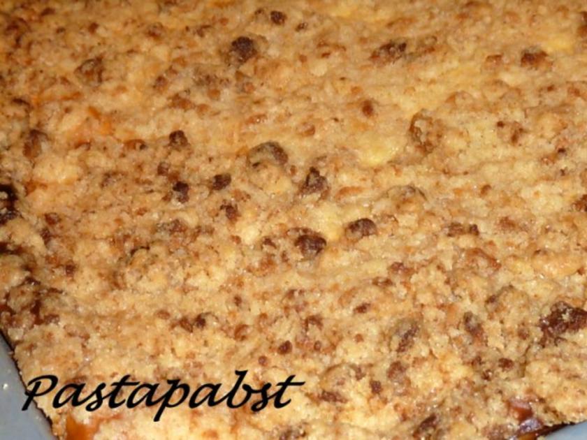 Apfel Blechkuchen mit Pudding und Mohn - einfach - von Pastapabst