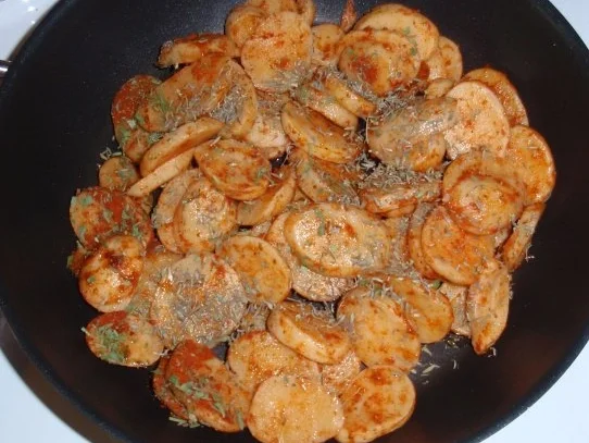 Sahniges Bauernmahl mit Spiegeleier - Rezept - Bild Nr. 3