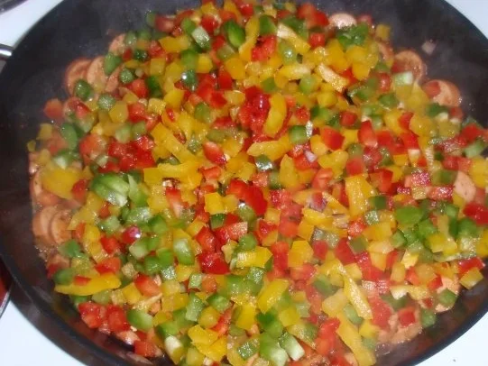 Würstl-Paprika-Nudeltopf - Rezept - Bild Nr. 4