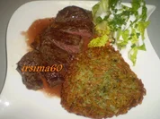 Rumpsteak mit Wacholderbeeren und Rotwein Reduktion - Rezept