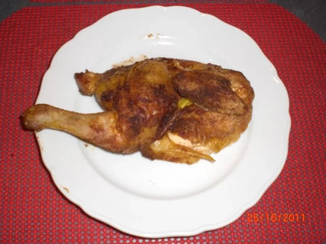 Rezept: Hähnchen auf Bierdose gebacken Hähnchen auf Bierdose gebacken - Rezept