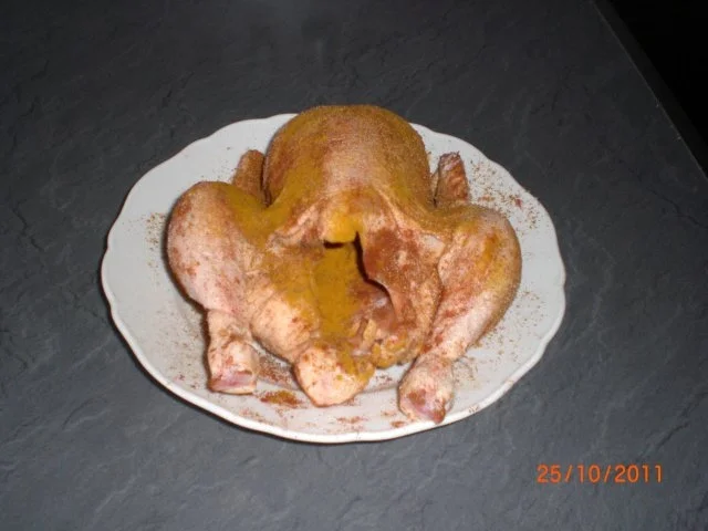 Rezept: Hähnchen auf Bierdose gebacken Bild Nr. 3 Hähnchen auf Bierdose gebacken - Rezept - Bild Nr. 3