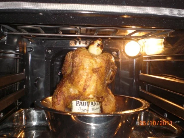 Rezept: Hähnchen auf Bierdose gebacken Bild Nr. 5 Hähnchen auf Bierdose gebacken - Rezept - Bild Nr. 5