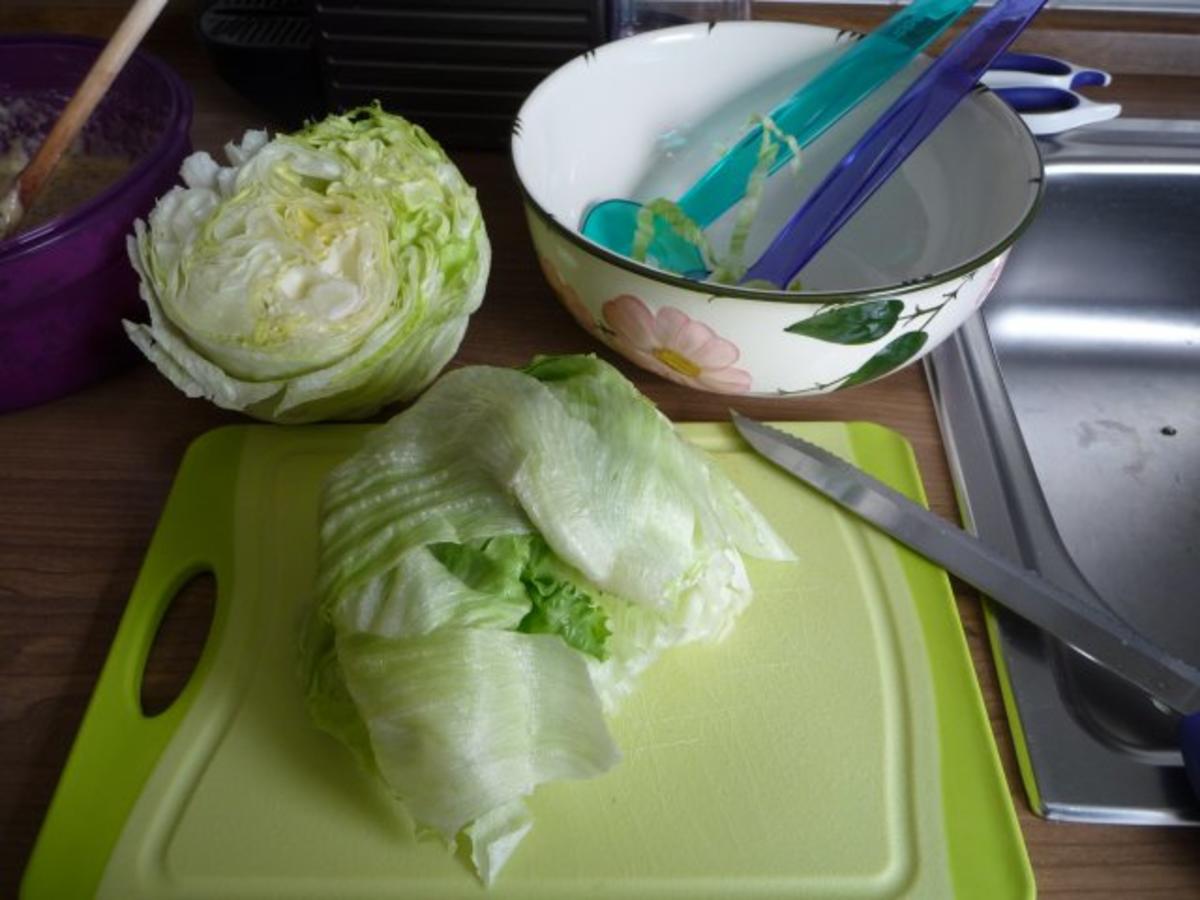 Resteverwertung : Gulasch und Kräuterknöpfle mit ´nem Salat - Rezept - Bild Nr. 5