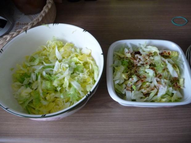 Resteverwertung : Gulasch und Kräuterknöpfle mit ´nem Salat - Rezept ...