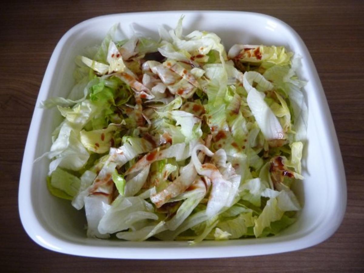 Resteverwertung : Gulasch und Kräuterknöpfle mit ´nem Salat - Rezept - Bild Nr. 9
