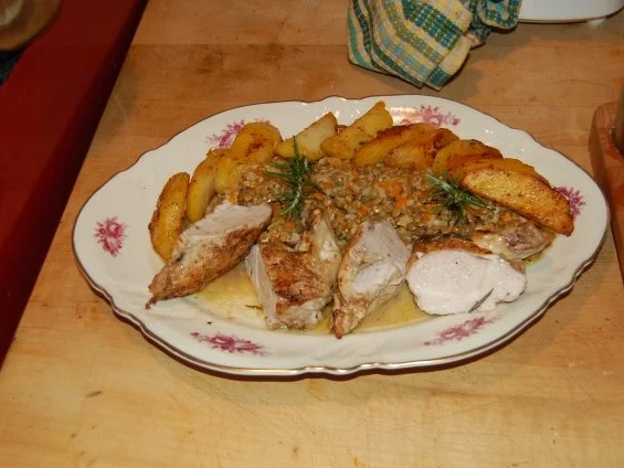 Rezept: POULARDENBRUST AUF SENF - LINSEN Bild Nr. 13 POULARDENBRUST AUF SENF - LINSEN - Rezept - Bild Nr. 13