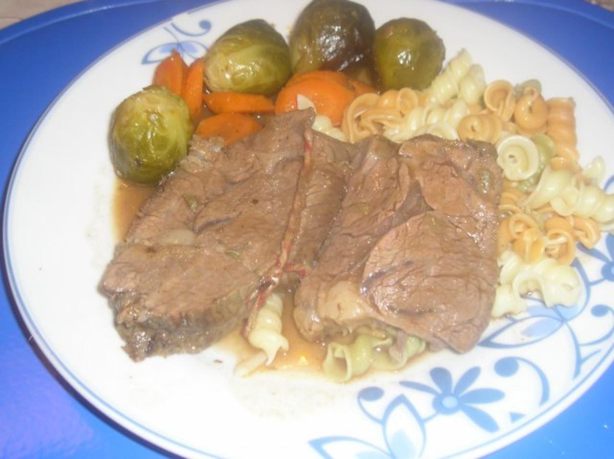 Bilder für gerollter Rindssenfbraten - Rezept