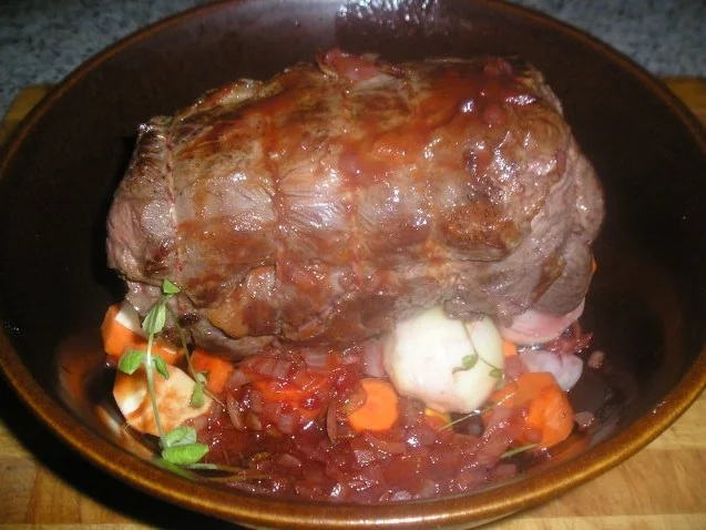 Rezept: gerollter Rindssenfbraten Bild Nr. 5 gerollter Rindssenfbraten - Rezept - Bild Nr. 5