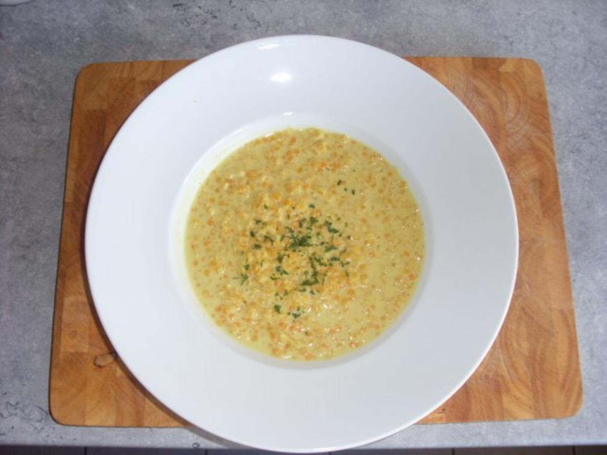 Linsen Curry Suppe - Rezept