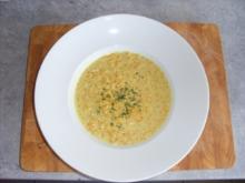 Linsen Curry Suppe - Rezept