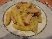 Rezept: Schupfnudeln mit Kasseler und Sauerkraut Schupfnudeln mit Kasseler und Sauerkraut - Rezept