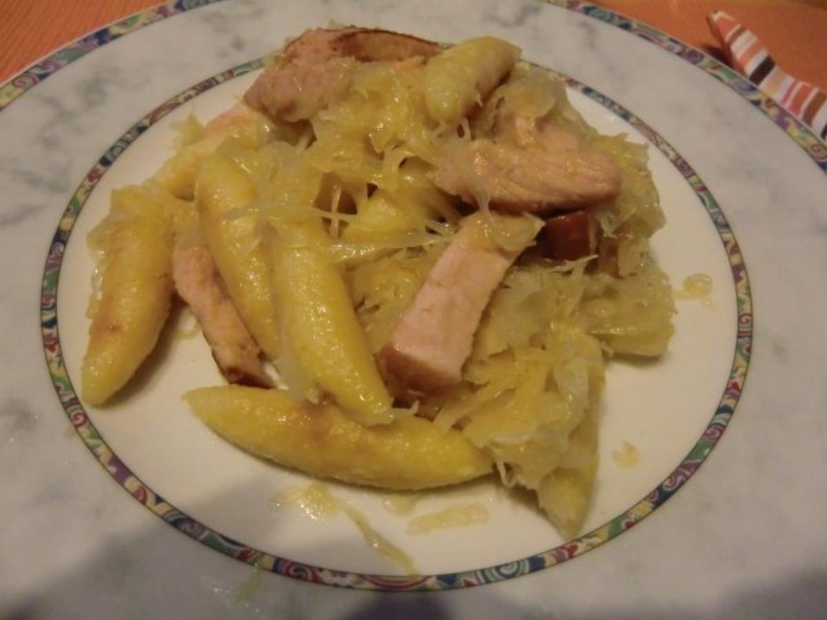 Schupfnudeln Mit Kasseler Und Sauerkraut - Rezept - Kochbar.de