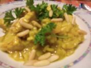 Safran-Puten-Risotto - Rezept