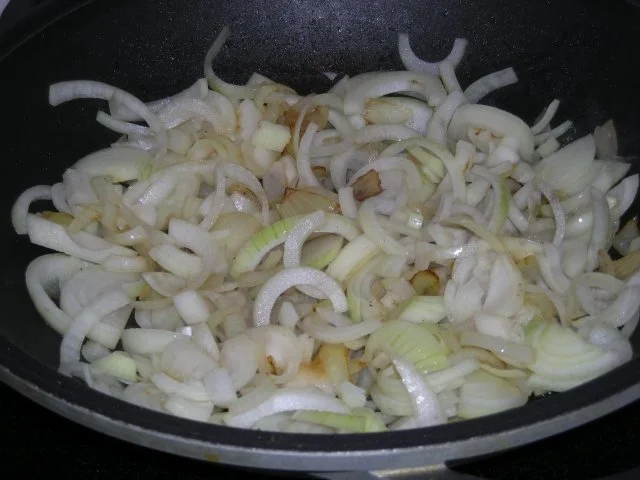 Rezept: Lebergeschnetzeltes auf Apfel - Zwiebelbett Bild Nr. 4 Lebergeschnetzeltes auf Apfel - Zwiebelbett - Rezept - Bild Nr. 4