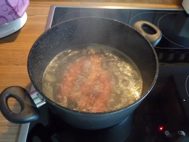 Rezept: Suppen & Eintöpfe : Kartoffelsuppe mit Schwarzwälder Bauernwürstchen Bild Nr. 9 Suppen & Eintöpfe : Kartoffelsuppe mit Schwarzwälder Bauernwürstchen - Rezept - Bild Nr. 9