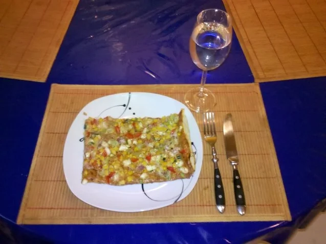 Flammkuchen: Tandoori-Flammkuchen - extrascharf - Rezept